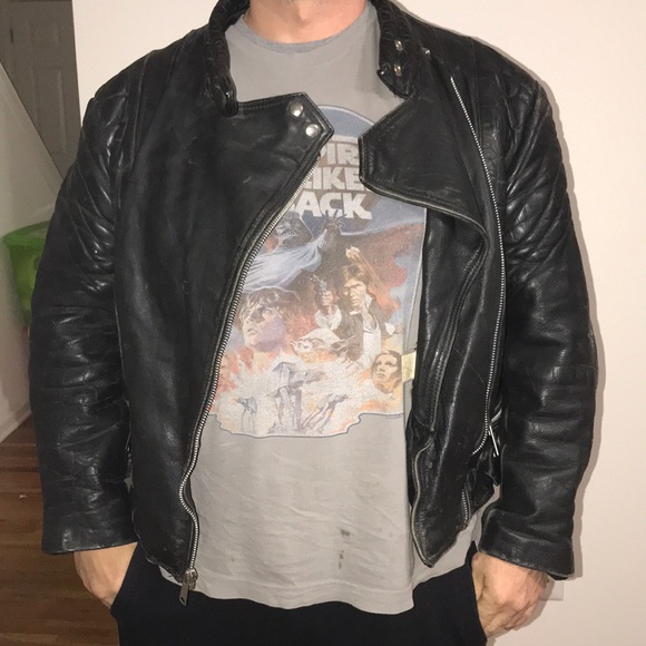🛑AUTHENTIC VINTAGE LEATHER MOTORCYCLE JACKET🛑